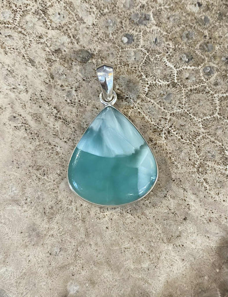 Hemimorphite Teardrop Pendant