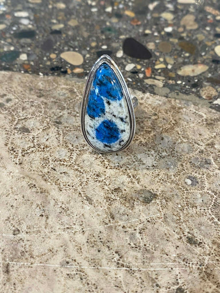 K2 Jasper Teardrop Ring