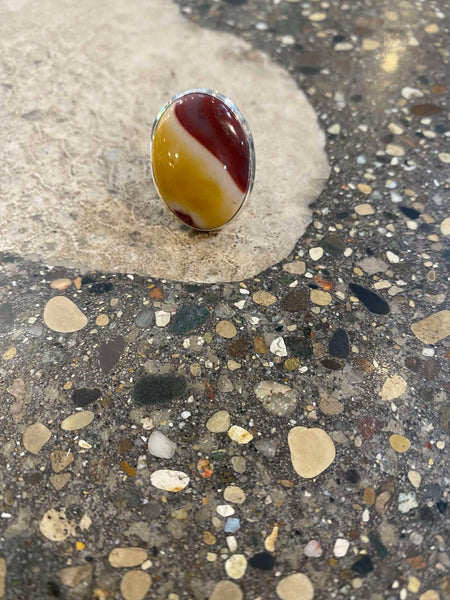 Mookaite Oval Ring