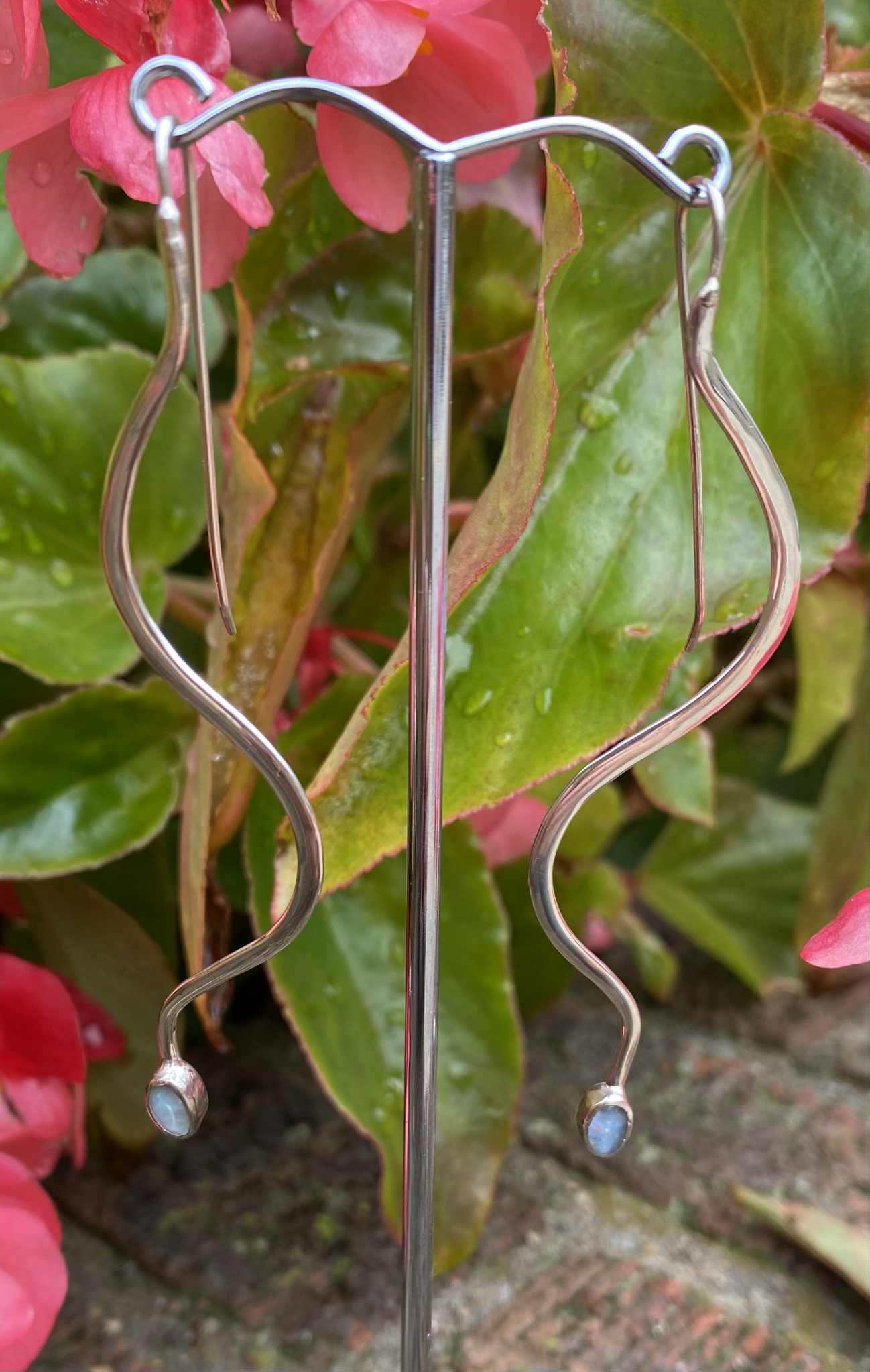 Australian Opal Threader Earring