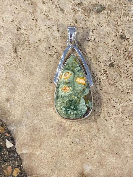 Rainforest Jasper Pendant