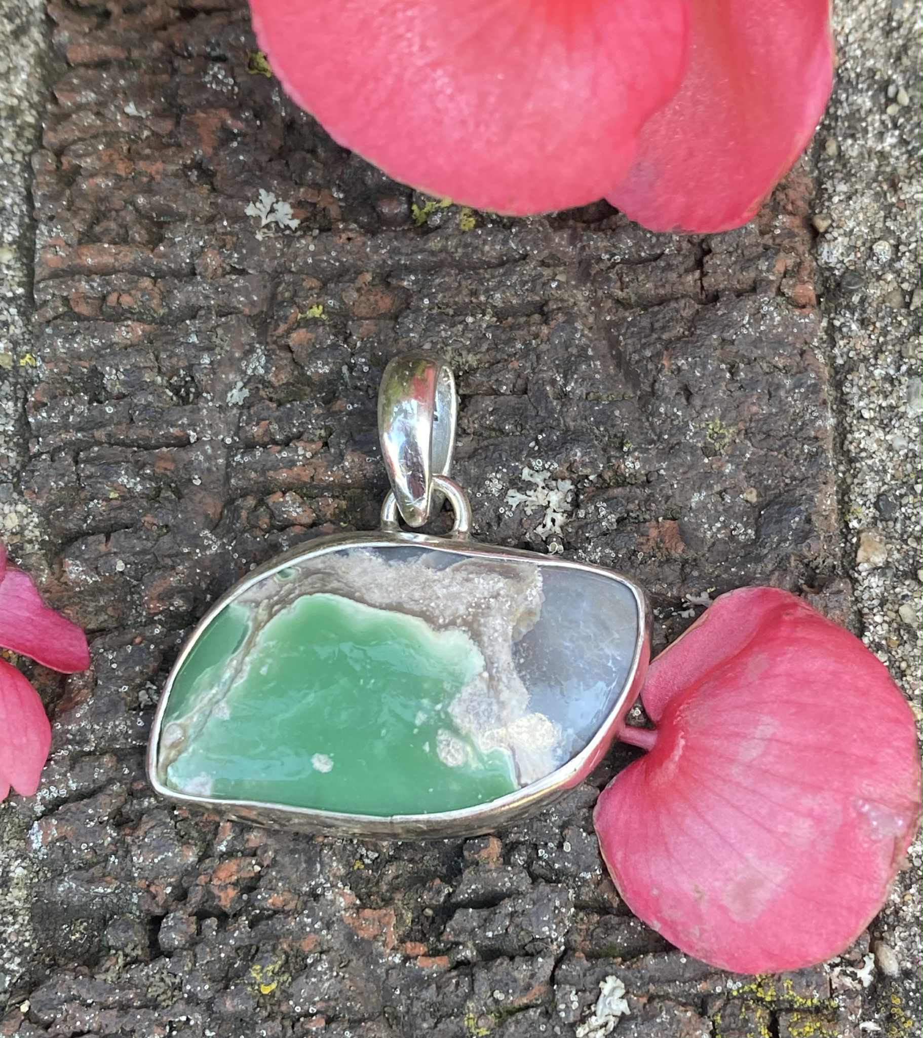 Variscite Free Form East/West Pendant